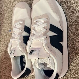 New Balance Women's Athletic Shoes in White and Black